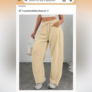 Women's Tan Joggers